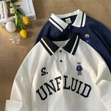 Pbong  Trendy Polo Shirt For Men Loose Fit Summer T-shirt Korean Style Slim Fit You Smooths Your Silhouette Versatile Top