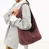 Pbong  Women's Shoulder Tote Bags Fashion Totebag Canvas Shoppers Large Korean Purses Handbag Girl Student Shopping Bookbag Bolsas