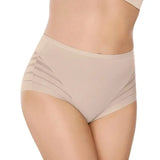 High Waist Briefs Women Seamless Panties Transparent Mesh High Elastic Tummy Control Shapewear Ice Silk Underwear Sexy Lingerie