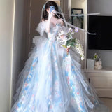New One Shoulder Light Evening Dress with High Grade Sensation, Forest Student Adult Ceremony, Birthday Party, Princess Dress