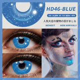 Blue Color Contact Lenses for Eyes Cosplay Yearly Makeup Halloween Beauty Color Contact Lenses Free Shipping