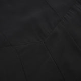 Black Short Sleeve Maxi Dress