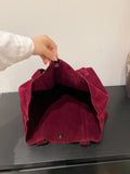 Pbong  New Faux Suede Casual Tote Bags Large Capacity Rivet Vintage Handbags Designer Elegant Solid Retro Shoulder Bags