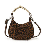 Pbong  Mini Fashion Shoulder Bag Urban Simple Style Faux Fur Underarm Butterfly Knot Handbag Stylish All-Match Small Dumpling Shape