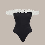 White Flower Bikini Swimsuit Summer Swimwear Bikini Set Women Beachwear Luxury Bathing Suit