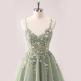 Pbong  Lace Applique Tulle Homecoming Dresses for Teens Sparkly 3D Flower Short Prom Dress Sequin Quinceanera DAMA Dress