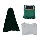 Pbong  Tudor-style green ball gown (Halloween)