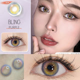 Colored Contacts Yearly Eye Contacts DANUBE Contact Lenses For Eyes Pupils Cosmetic Color Contact Lens Multicolored Lenses