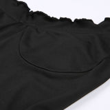 Gothic Halter Three Layer Short Dress