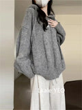 Women's Knitting Pullover Sweater Autumn/Winter Temperament Femme Bottoming Tops Fashion Thickening Loose Ladies Jumper