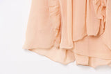 Fashion Ruffle Chic Summer Tank Top For Women Chiffon Solid Color Loose Sleeveless Top V Neck Sweet Hic Woman Vest New
