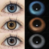 1 Pair Color Contact Lenses for Eyes Big Eye Lenses Blue Contacts Gray Lenses Brown Lenses Yearly Cosmetic Eye Lenses