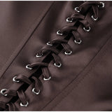 Women Solid Deep-V Satin Camisole Corset Top Elegant Double-Strap Fitted Cropped Back-Tie Chic Versatile Date Lady Tops