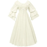 Pbong  Renaissance Women Dress Medieval Dress Halloween Corset Dress Forest Elven dress