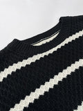 Women's loose lazy micro transparent sweater loose casual temperament sweater