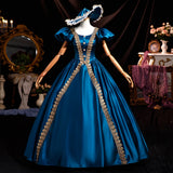 Victorian Marie Court Evening Dresses Baroque Historical Renaissance Theater Masquerade Party Gowns