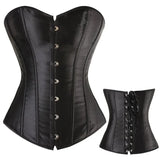 Sexy Lace Up Boned Gothic Corset Plus Size Body Shaper Clothing Women Steampunk Shapewear Bodysuit Waist Trainer Clothes Corsets