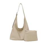 Korean Style Tote Bag Women's Underarm Large Capacity Single Shoulder Bag for Commuting And Class Street Trend PU Medium Size...