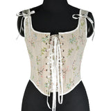 Satin Bandage Waist Trainer Body Shapers Women Corset Fashion Slimming Tank Top Sexy Shapewear Woman Clothes Fajas Streetwear