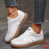 Fashionable Hot Selling Round Toe Flat Sports Shoes for Women Spring Autumn New Comfortable and Elegant Casual Running Shoes