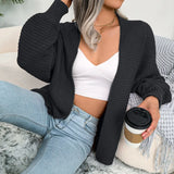 long crochet cardigan Women Cardigan Open stitch Sweater Hollow out Long Sleeve cardigan for women autumn solid outwear clothes
