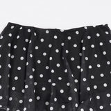 Pbong  Y2K Aesthetics Polka Dot Printed Mesh Patchwork Skirts Women Summer With Underpants A-line Mini Skirt Fashion Street Wear