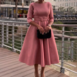Pbong  Fashionable Elegant Women's Clothing Dress Suitable For Bridesmaid Party Dress High Waist Design Various Sizes Available