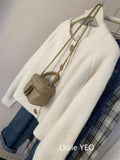 Spring Autumn 2025 Vintage Versatile Lazy Women Cardigan Sweater Coat  Loose Korean Version Female Knitted Sweater Jacket