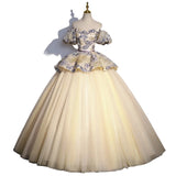 New Evening Dress Vocal Art Exam, American Voice Solo Performance, Princess Pong Dress, Adult Ceremony Dress Host