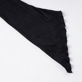Gothic Black Side Split Maxi Dress