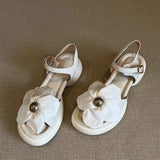 Pbong  Flower Women's Sandals Flats Platform Shoes Woman Slippers Casual Beach Dress Flip Flops Walking Comfort Elegant Mujer Slides