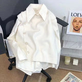 Candy Color Knit Vest Shirt Women Two Pieces Button Polo Neck Long Sleeve Fashion Autumn Winter Ladies Winter Shirts