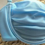 Three-Piece Swimsuit New Bikini Sexy Solid Color Split Women's Swimwear for Women