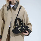 Small PU Leather Shoulder Bags for Women Luxury Designer Trend New Crossbody Bag Females Short Handle Handbags