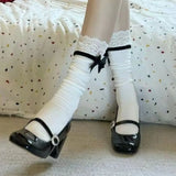 Spring Summer New Sweet Gothic Hollow Lace Japanese Breathable Socks