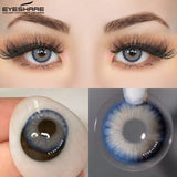 Natural Colored Contacts Lenses for Eyes 2pcs Brown Lenses Blue Eyes Lenses Yearly Beautiful Pupil Eyes Contact Lenses