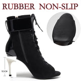 Boots Luxury Women's Comfy Breathable Prom Outdoor Latin Sexy For stilettos High Heels slippers Ballroom
