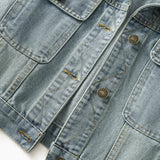 New 2025 Spring Autumn High Quality Design Sense Women’s Cowboy Jacket Casual Elegant Fashion Ladies Short Denim Overcoat