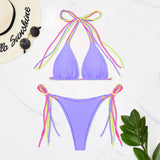 New Sexy Bikini Women Fashion Hanging Neck Split Swimsuit