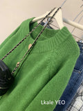 Spring Autumn 2025 Vintage Versatile Lazy Women Cardigan Sweater Coat  Loose Korean Version Female Knitted Sweater Jacket