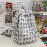 Pbong  Girl School Bag Backpack Back Pack For Teenager Women Children Female Pink Schoolbag Primary High Bagpack Class Teens Child Kids