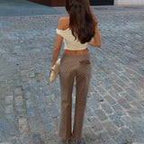 Slanted Collar T shirt Top Hot Girl Irregular Navel Sexy Vest Solid Highly Elastic Fashion Slim Casual Club Party Tanks