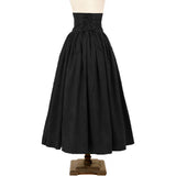 Vintage Medieval Edwardian Period Skirt Women Victorian Gothic Steampunk High Waist Gown Skirt