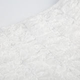 Vintage Lace Asymmetrical Skirts Sexy Slim Mid Waist Mini Skirts Women 2024 Summer French Fashion Streetwear Ladies Y2k Clothes