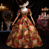 Victorian Marie Court Evening Dresses Baroque Historical Renaissance Theater Masquerade Party Gowns