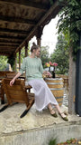 French Elegant Solid Silky Shiny Long Skirt Fashion Elastic Waist Satin Pleat Women Dress Spring Korean Chic A-line Ladies Skirt