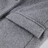 Solid Warm Elegant Women Coat Turn-down Collar Long Sleeve Jacket Casual Winter Autumn Long Outerwears Lady Fashion Loose Coats