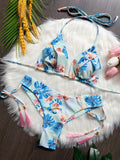 New Printed Split Bikini Swimsuit Sexy Triangle Women Swimsuit Swimsuit