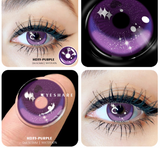2pcs Colored Contact Lenses For Eyes Cosplay Colored Lenses Blue Contact Lens Yearly Beautiful Pupil Eyes Contact Lens