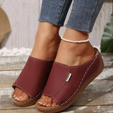 Pbong  Fashion Slippers Women Non-Slip Summer Shoes for Women Wedges Sandals Party Casual Slippers Female Footwear Slides Women